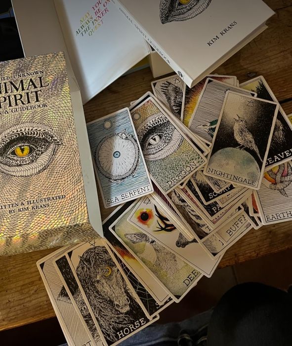 Tarot Animal Spirit baralho + guia - Kim Krans - NOVO - PORTES GRÁTIS