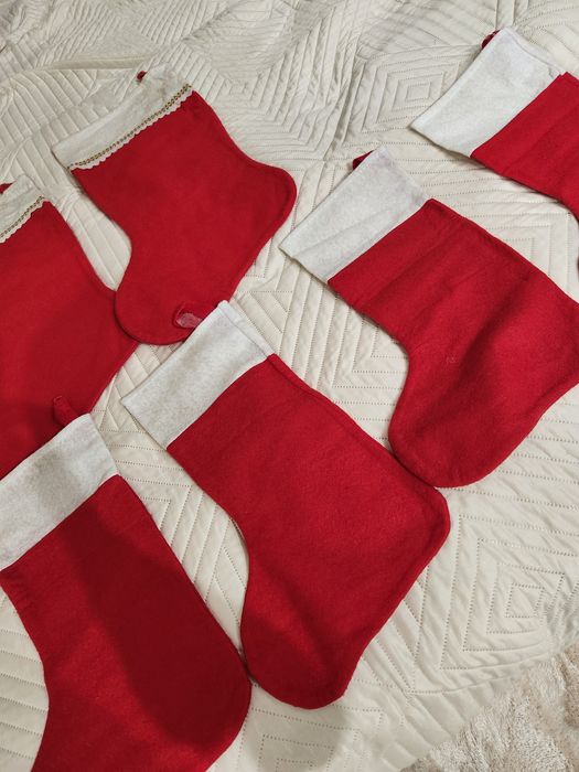 Skarpety na prezenty 2 duże 4 mniejsze