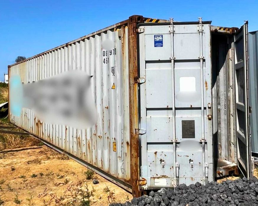 Contentor Marítimo 12 Metros Altura Extra (40 pés HC)