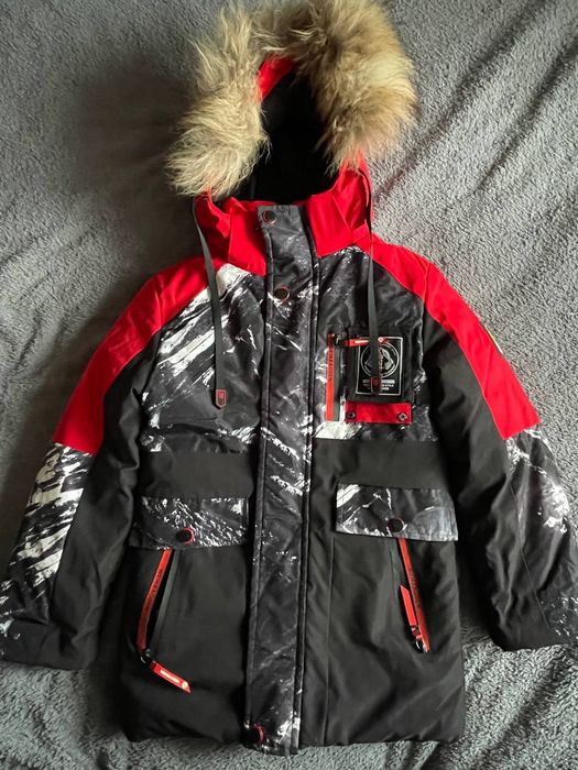 Зимова куртка-парка для хлопчика 116-122