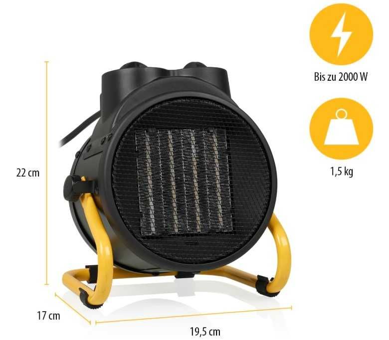 Termowentylator/nagrzewnica Tristar 2000W z regulacją