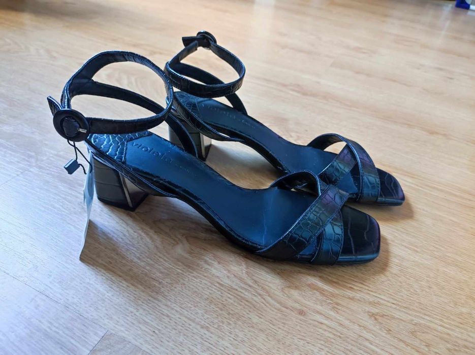 Nowe sandały sandałki na lato na słupku 41 Mango