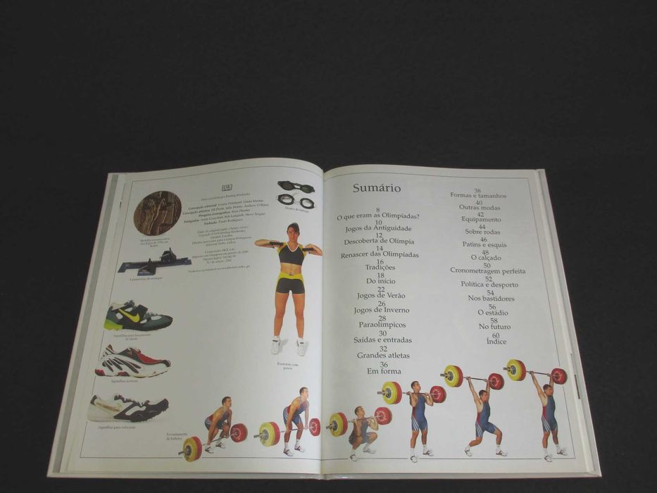 Livro Jogos Olímpicos Chris Oxlade Enciclopédia Visual Verbo