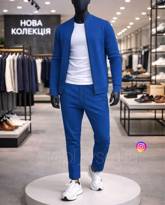 ХІТ‼️ Костюм на Весну Чоловічий Мужской кофта штаны комплект на молнии