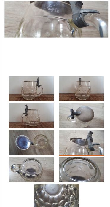 Kufel do piwa.sygnowany. Poczatek XX w.