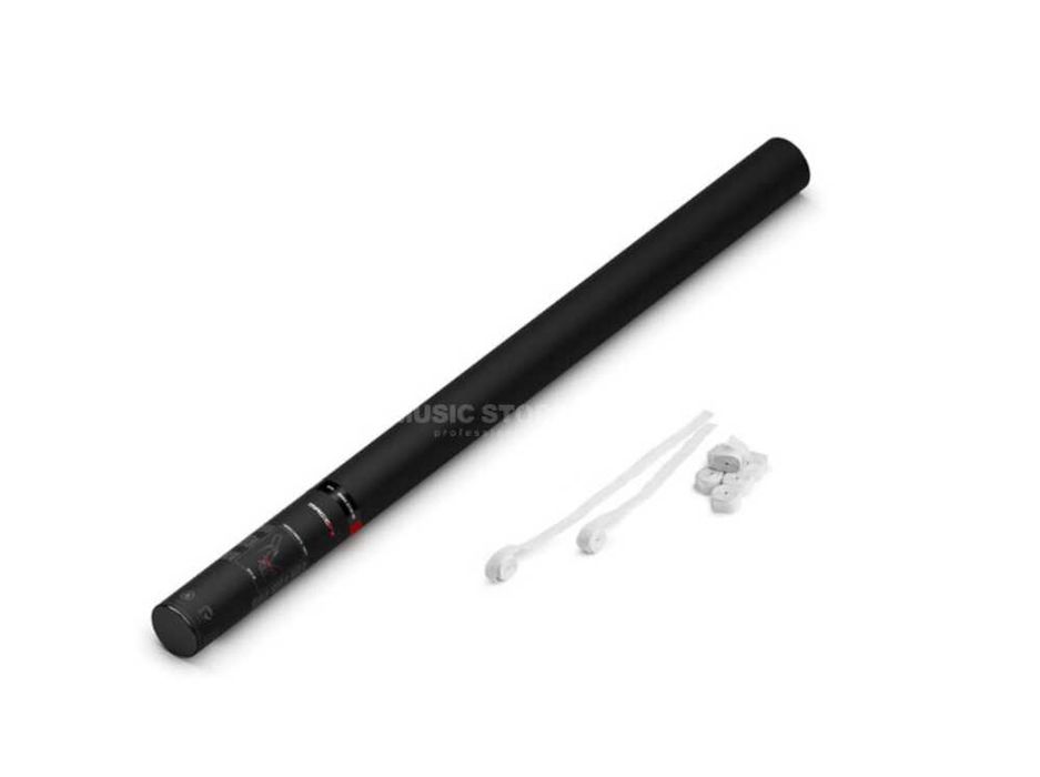 Tubos de Confetis MagicFX 80cm Fitas Brancas