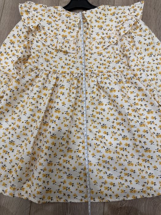 Святкова сукня в квітковий принт з коміром , 4 роки, 110