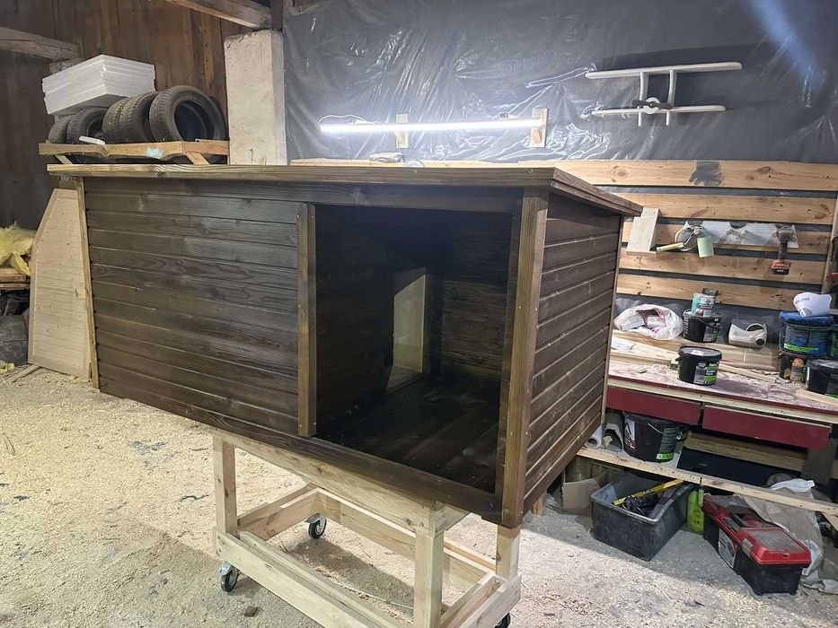 Буда для Кане Корсе Алабая Овчарки утеплені | 75, 85, 95, 107, 123 см