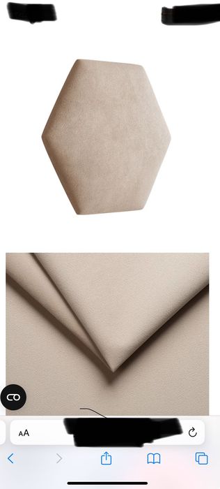 Panele tapicerowane plaster miodu