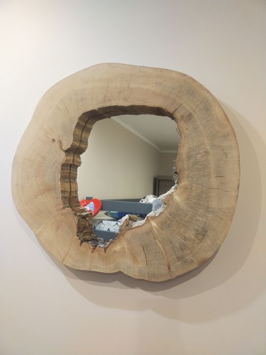 Lustra loftowe z krążka drewna