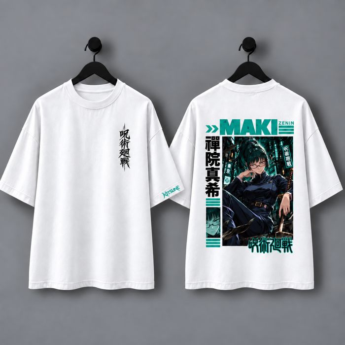 T-shirt oversize Kitsune | Coleção Jujutsu Kaisen