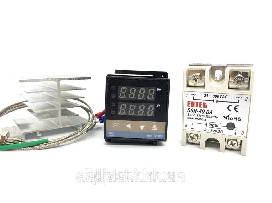 Терморегулятор пид REX - C100 1300°C + SSR 40А