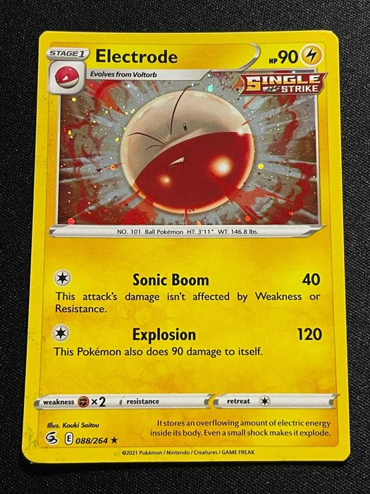 Carta Pokémon Electrode 88/264 Fusion Strike