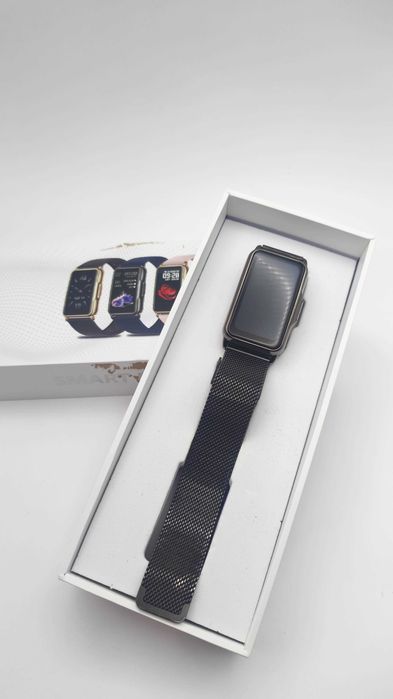 Smartwatch zegarek damski 1,47" IP67 Aktywność fizyczna, czarny
