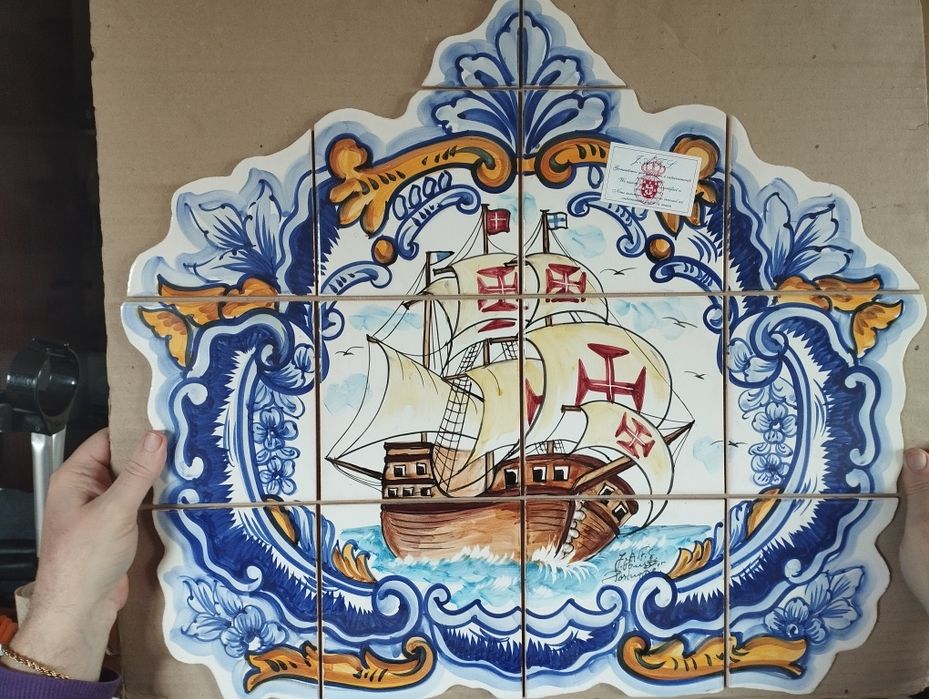 Azulejos pintado a mao