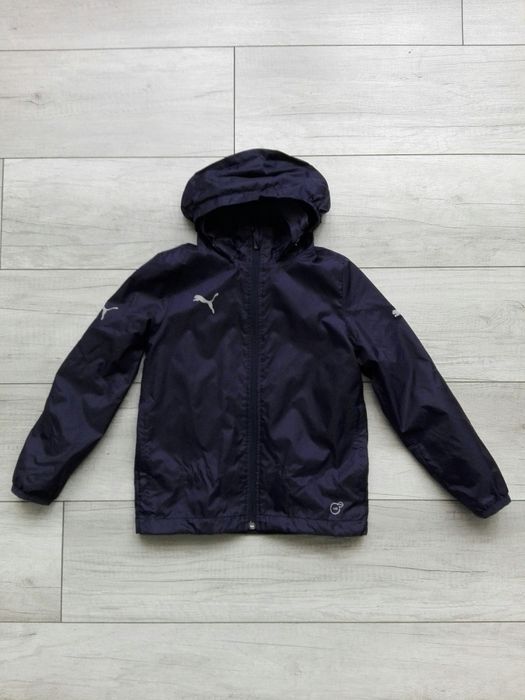 Puma oryginalna granatowa kurtka z kapturem rozm 128