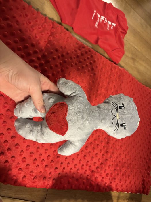 Zestaw prezent dla niemowlaka noworodka ramka do odcisku rączki nóżki