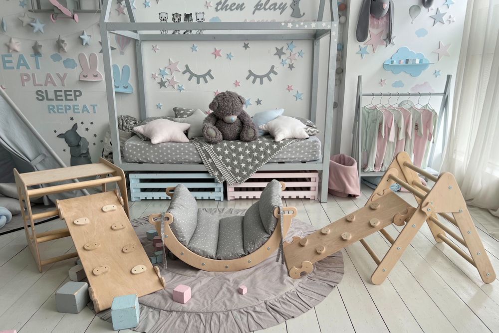 Пиклер трикутник та арку Піклер. Комплекс для малюків + монтесори