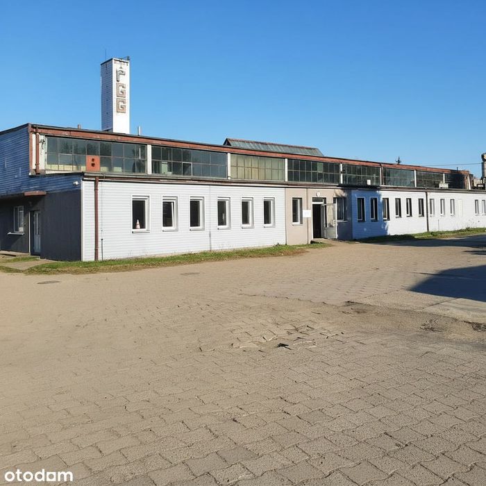 Hala produkcyjna przy trasie zawodzie, 1330m2 hal i 3770m2 placu