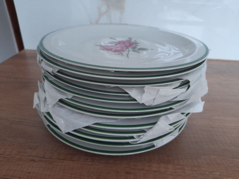 Talerze płytkie 12 szt