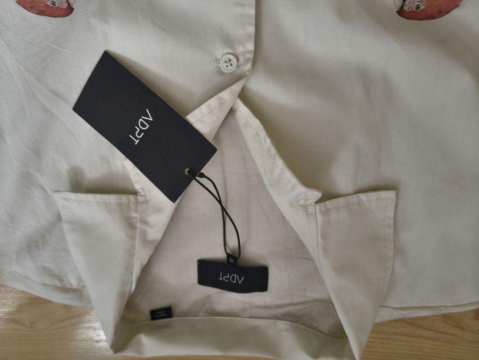 Męska koszula oversize papugi XL