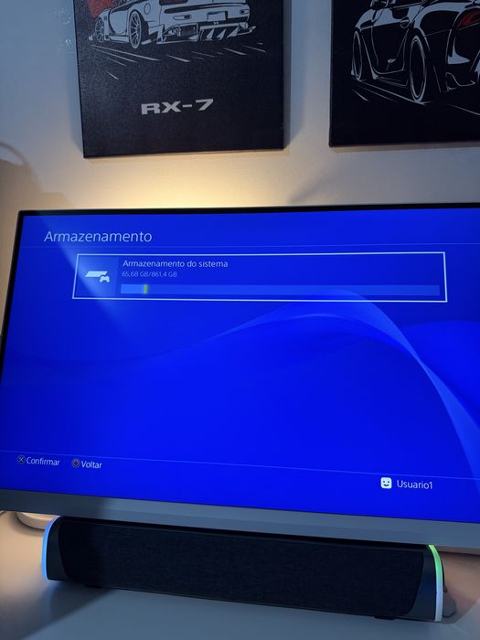 Playstation 4 Slim 1TB - Pronto para Jogar, limpo e Otimizado