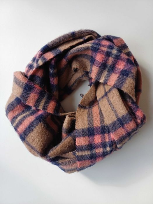 Kaszmirowy szalik w kratę Marchbrae Edinburgh