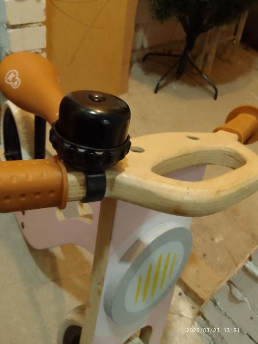 Rowerek biegowy drewniany