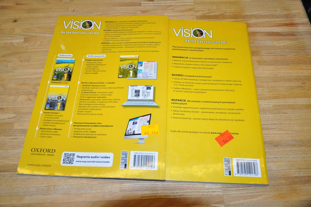 Vision 1 - Język angoelski - podręcznik i ćwiczenia