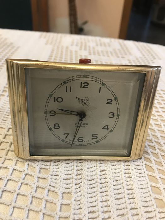 Budzik PRL radziecki Pionier