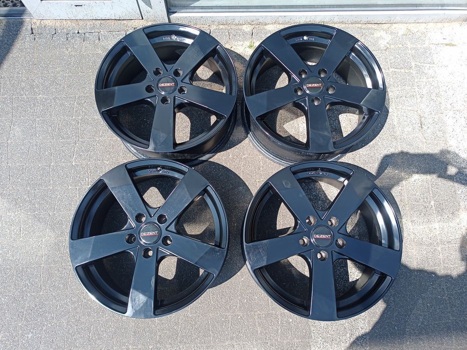 17" DEZENT TZ CZARNE Audi A3 A4 A6 Q2 TT Bmw VW Passat Golf Touran Eos