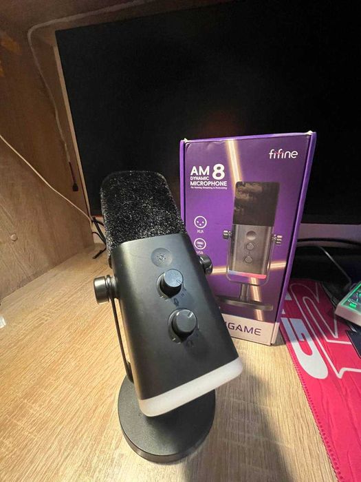 Динамічний мікрофон Fifine AM8 USB-C/XLR