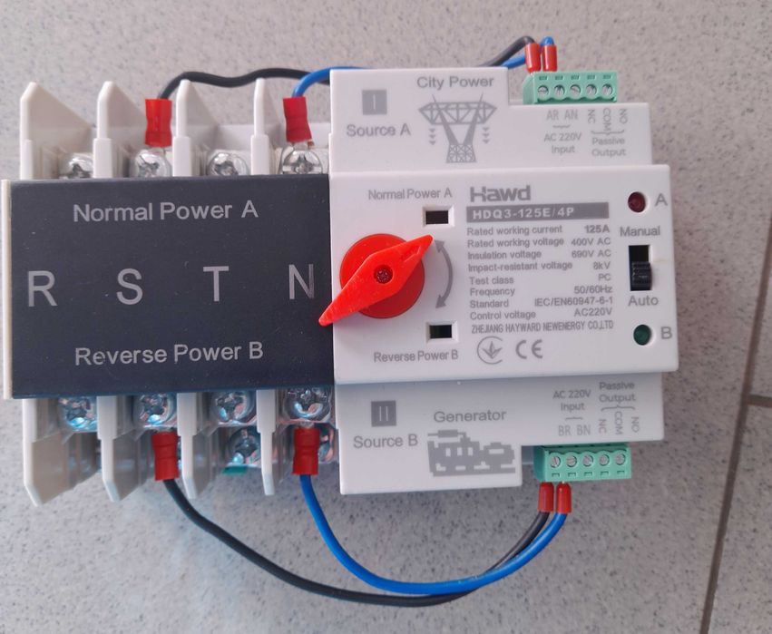 Interruptor de comutação automática