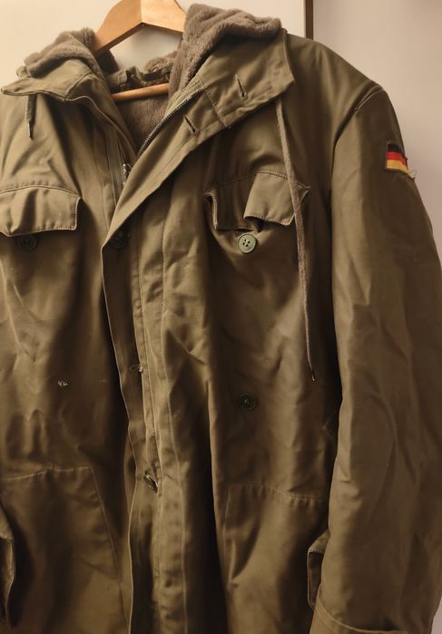 Kurtka wojskowa bundeswehr z flagami