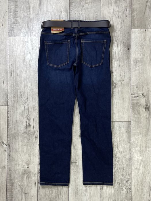 Jean Carriere Straight джинсы штаны W33 L32 размер синие оригинал