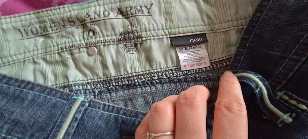 Krótkie spodenki szorty jeansowe NEXT rozm. 38/M