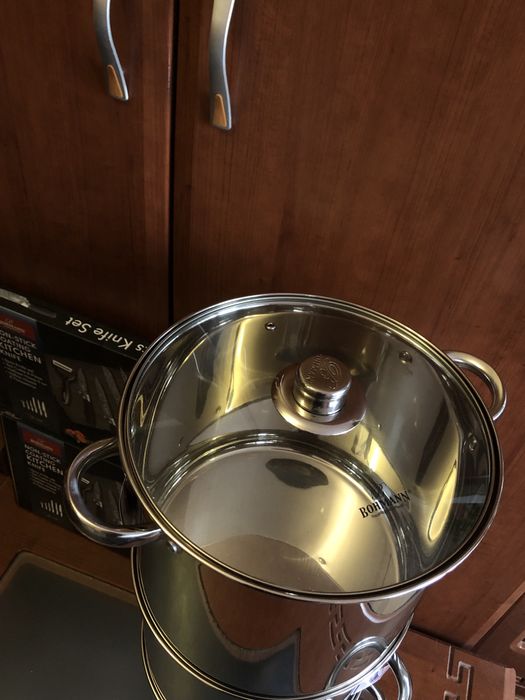 Новые, кастрюли-ножи из нержавеющей стали 18/10