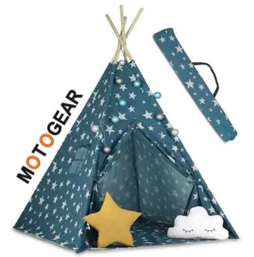 NOWE!! Namiot tipi dla dzieci ze światełkami - Granat