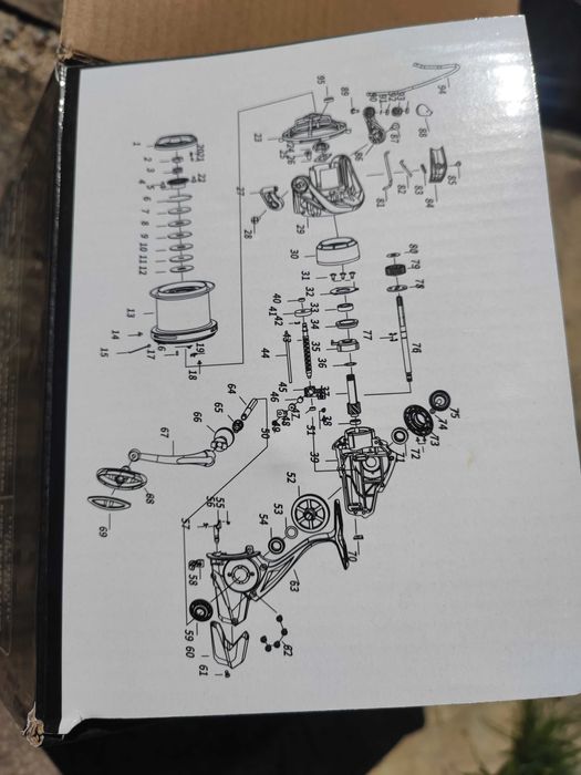 Котушка для морської рибалки Ghotda 14000