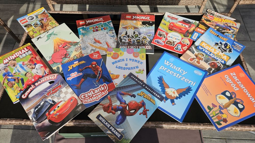 Wyklejanki i komiksy dla chłopca
