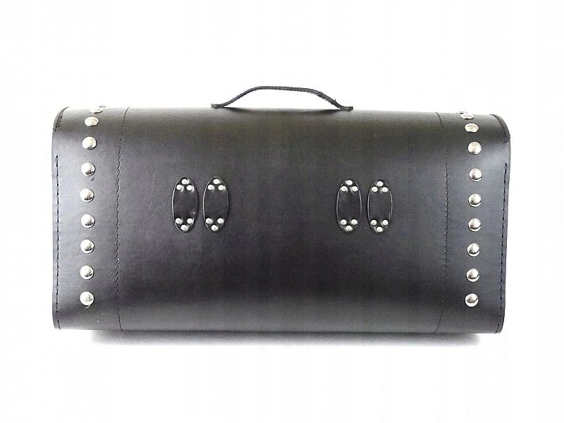 Kufer Skórzany 60 Cm Kieszonki Ćwieki