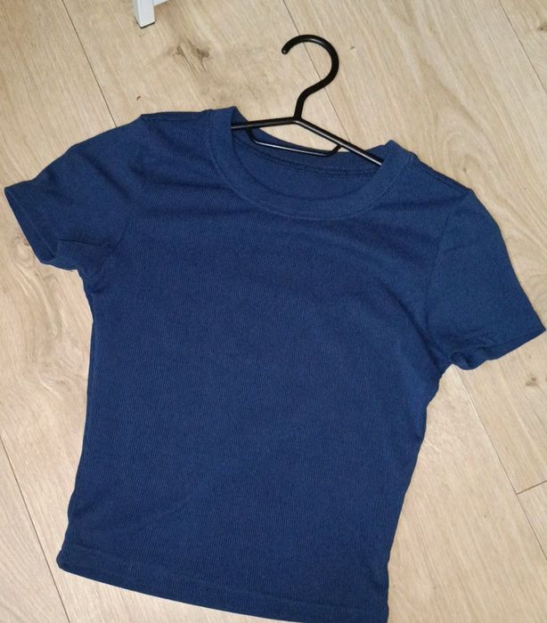 Granatowy top damski