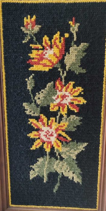 Os Girassóis - Quadro em arraiolos