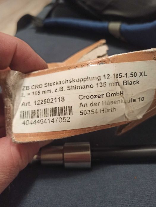 Croozer os do przyczepki 12-165-1.50