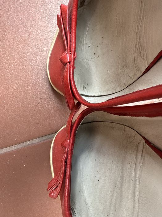 Buty Ecco wsuwane czerwone rozmiar 38 stan dobry używane
