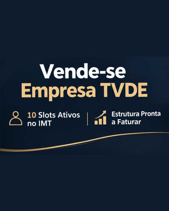Sociedade Operadora TVDE em Plena Atividade — 10 Slots Ativos & Faturação Consolidada