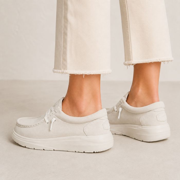 HeyDude Wendy Comf Suede Mokasyny Damskie Zamszowe Lekkie 39 24,5 cm