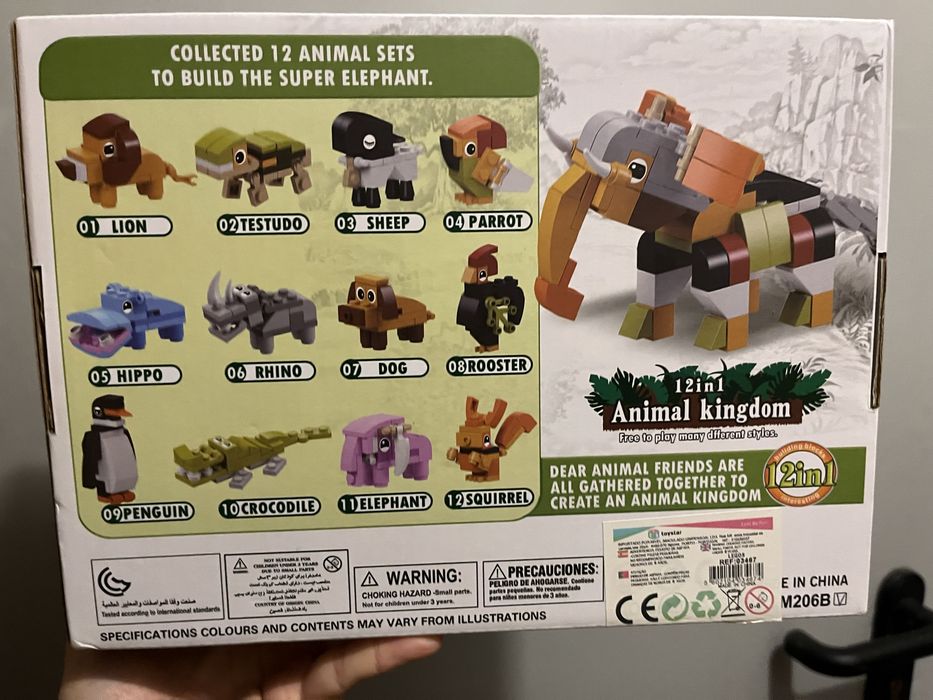 Natal - Novo - Legos de animais 12 em 1