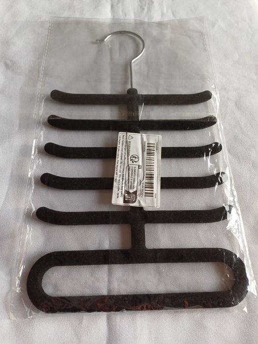 Suporte para gravatas preto