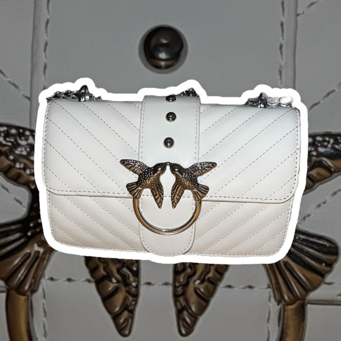 Torebka biała pinko drip swag y2k oldmoney damska